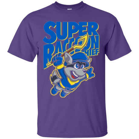 T-Shirts Purple / Small Super Racoon Thief T-Shirt