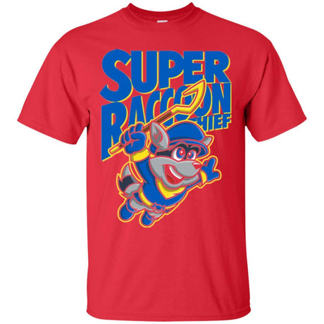 T-Shirts Red / Small Super Racoon Thief T-Shirt