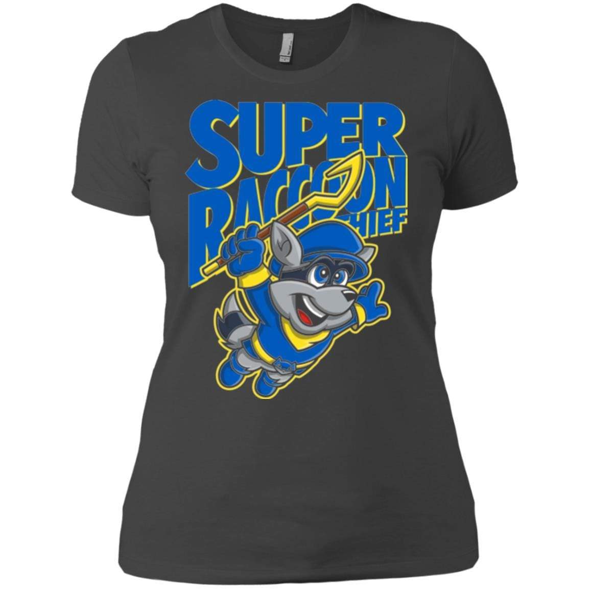 T-Shirts Heavy Metal / X-Small Super Racoon Thief Women's Premium T-Shirt