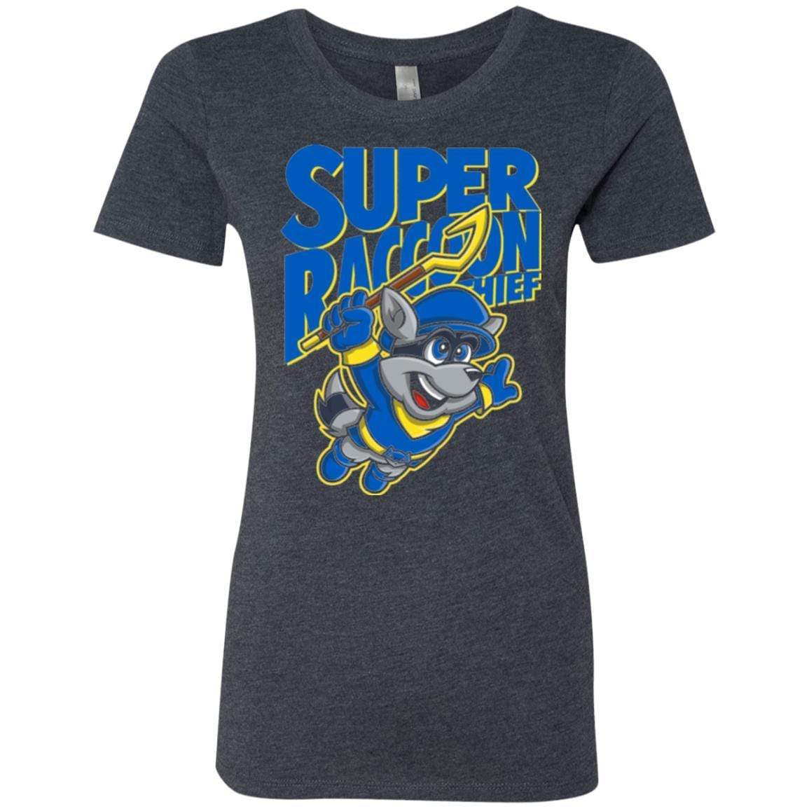 T-Shirts Vintage Navy / Small Super Racoon Thief Women's Triblend T-Shirt