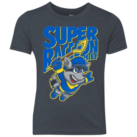 T-Shirts Vintage Navy / YXS Super Racoon Thief Youth Triblend T-Shirt