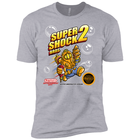 T-Shirts Heather Grey / YXS Super Shock Bros 2 Boys Premium T-Shirt