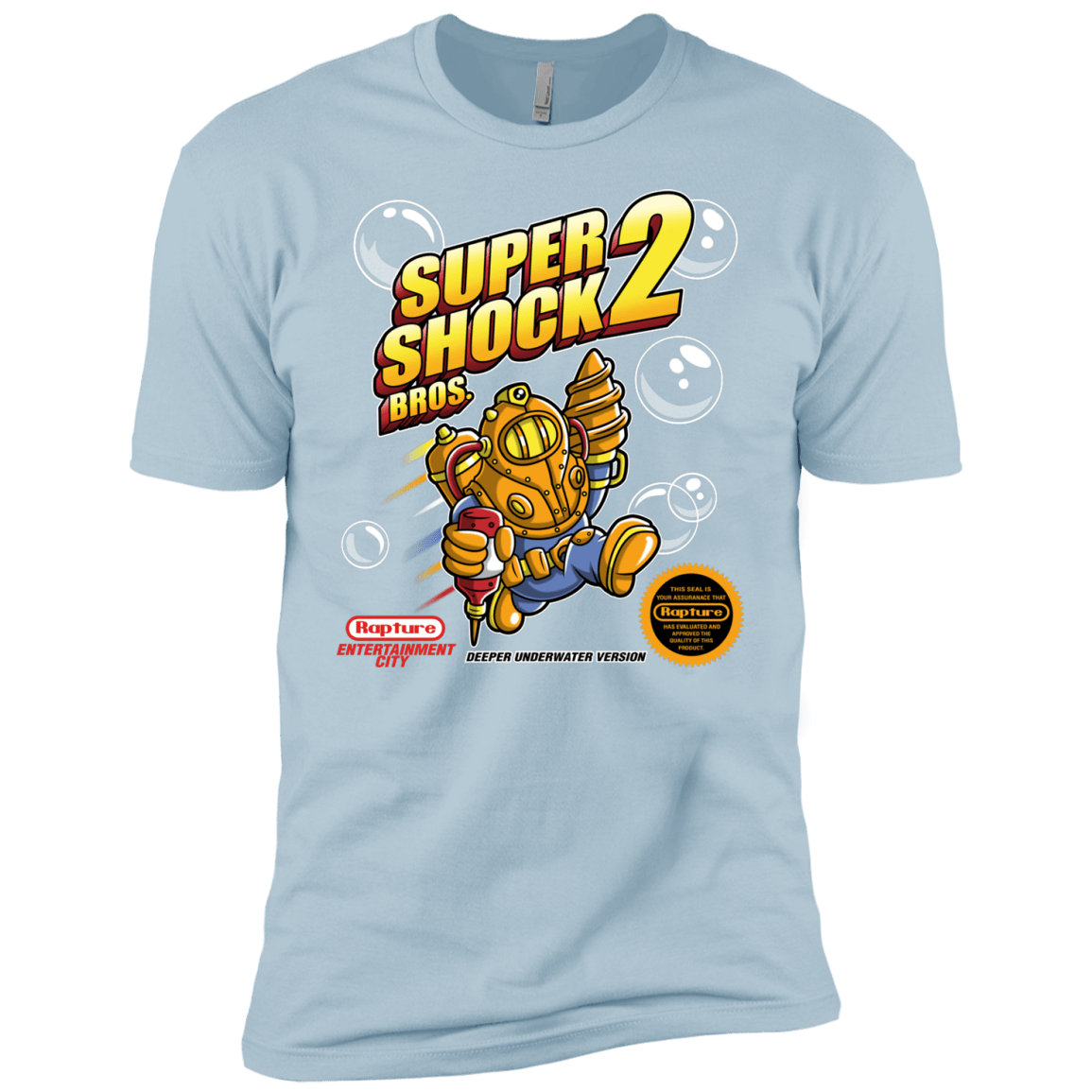 T-Shirts Light Blue / YXS Super Shock Bros 2 Boys Premium T-Shirt