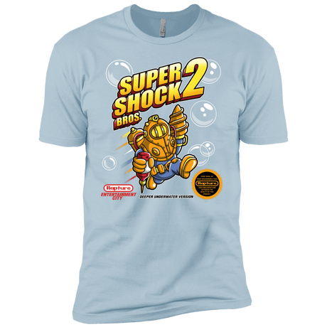 T-Shirts Light Blue / YXS Super Shock Bros 2 Boys Premium T-Shirt