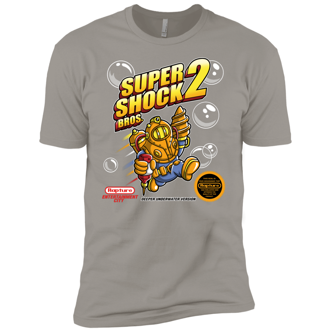 T-Shirts Light Grey / YXS Super Shock Bros 2 Boys Premium T-Shirt