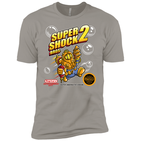 T-Shirts Light Grey / YXS Super Shock Bros 2 Boys Premium T-Shirt