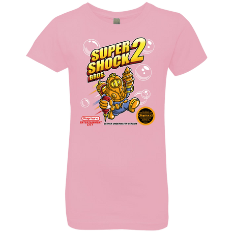 T-Shirts Light Pink / YXS Super Shock Bros 2 Girls Premium T-Shirt