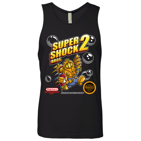 T-Shirts Black / Small Super Shock Bros 2 Men's Premium Tank Top