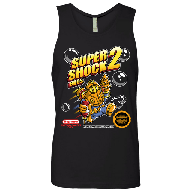 T-Shirts Black / Small Super Shock Bros 2 Men's Premium Tank Top