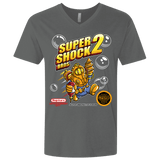 T-Shirts Heavy Metal / X-Small Super Shock Bros 2 Men's Premium V-Neck