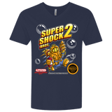 T-Shirts Midnight Navy / X-Small Super Shock Bros 2 Men's Premium V-Neck