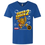 T-Shirts Royal / X-Small Super Shock Bros 2 Men's Premium V-Neck