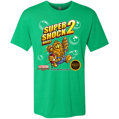 T-Shirts Envy / Small Super Shock Bros 2 Men's Triblend T-Shirt