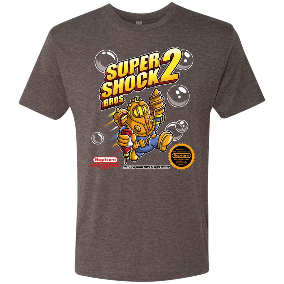 T-Shirts Macchiato / Small Super Shock Bros 2 Men's Triblend T-Shirt