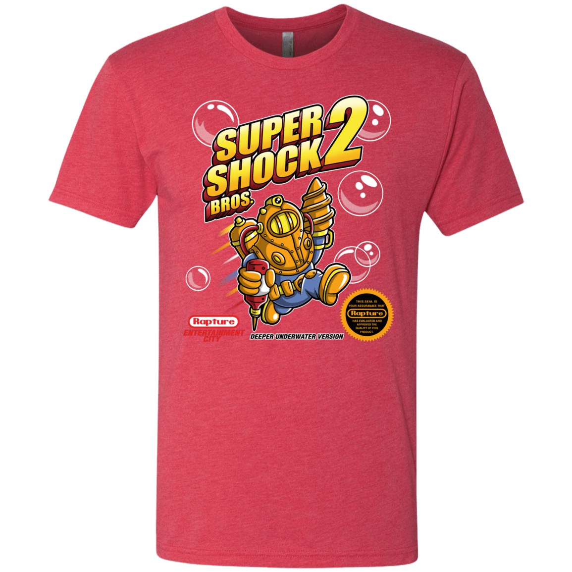 T-Shirts Vintage Red / Small Super Shock Bros 2 Men's Triblend T-Shirt