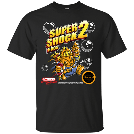 T-Shirts Black / Small Super Shock Bros 2 T-Shirt