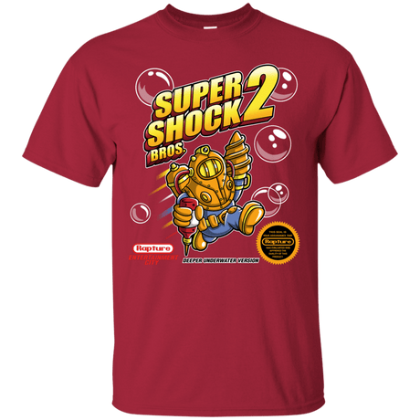 T-Shirts Cardinal / Small Super Shock Bros 2 T-Shirt