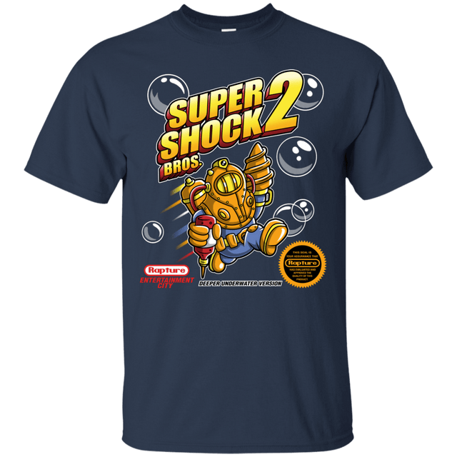 T-Shirts Navy / Small Super Shock Bros 2 T-Shirt