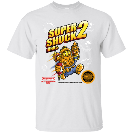 T-Shirts White / Small Super Shock Bros 2 T-Shirt