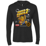 T-Shirts Vintage Black / X-Small Super Shock Bros 2 Triblend Long Sleeve Hoodie Tee