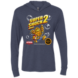 T-Shirts Vintage Navy / X-Small Super Shock Bros 2 Triblend Long Sleeve Hoodie Tee