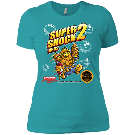 T-Shirts Tahiti Blue / X-Small Super Shock Bros 2 Women's Premium T-Shirt