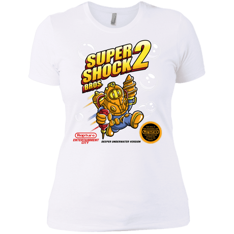 T-Shirts White / X-Small Super Shock Bros 2 Women's Premium T-Shirt