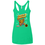 T-Shirts Envy / X-Small Super Shock Bros 2 Women's Triblend Racerback Tank