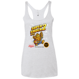 T-Shirts Heather White / X-Small Super Shock Bros 2 Women's Triblend Racerback Tank