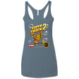T-Shirts Indigo / X-Small Super Shock Bros 2 Women's Triblend Racerback Tank