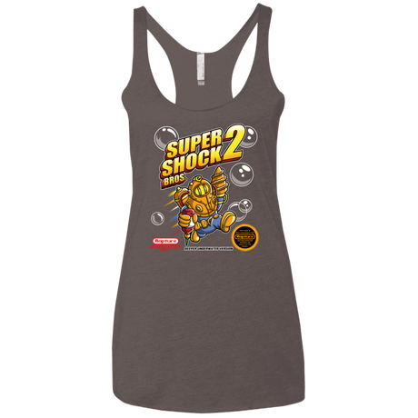 T-Shirts Macchiato / X-Small Super Shock Bros 2 Women's Triblend Racerback Tank
