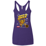 T-Shirts Purple / X-Small Super Shock Bros 2 Women's Triblend Racerback Tank