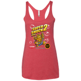 T-Shirts Vintage Red / X-Small Super Shock Bros 2 Women's Triblend Racerback Tank