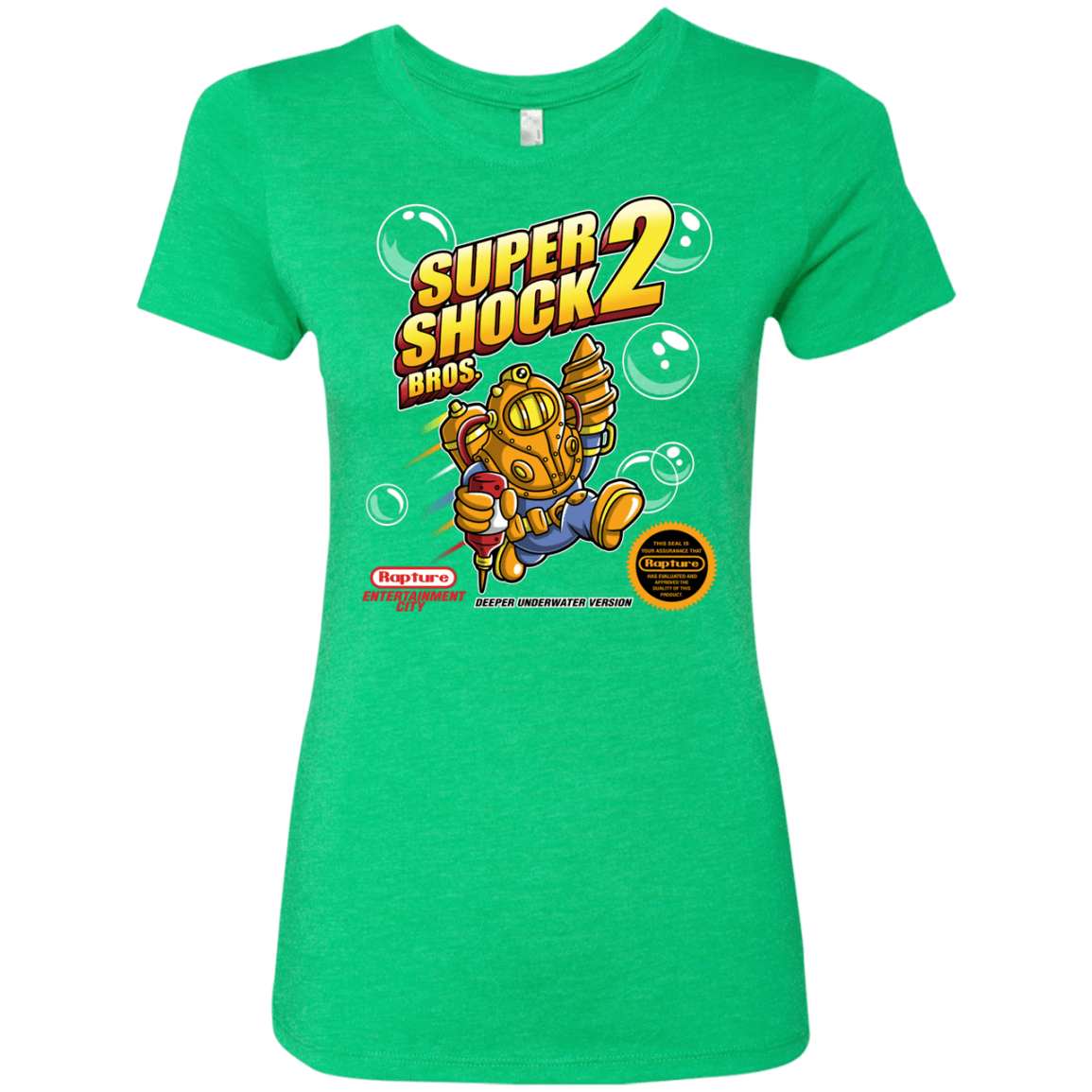 T-Shirts Envy / Small Super Shock Bros 2 Women's Triblend T-Shirt