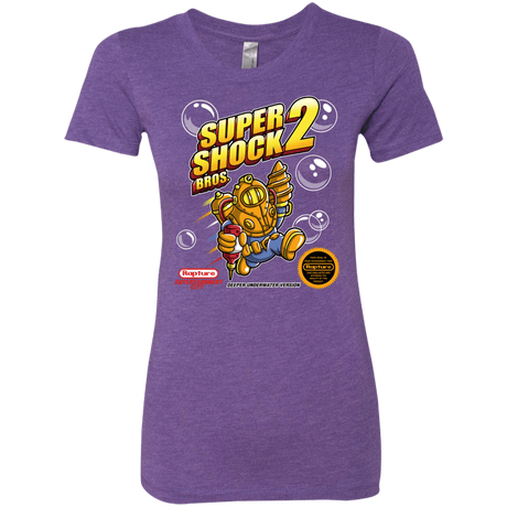 T-Shirts Purple Rush / Small Super Shock Bros 2 Women's Triblend T-Shirt