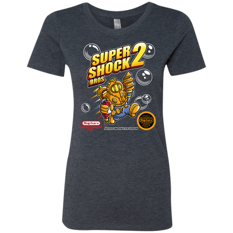 T-Shirts Vintage Navy / Small Super Shock Bros 2 Women's Triblend T-Shirt