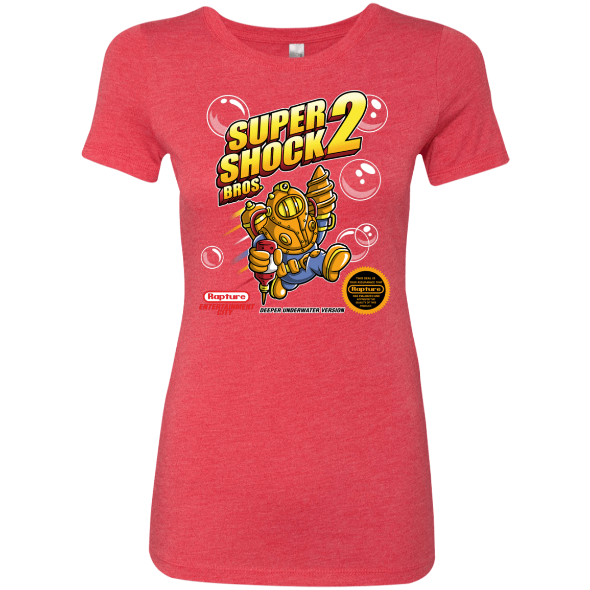 T-Shirts Vintage Red / Small Super Shock Bros 2 Women's Triblend T-Shirt