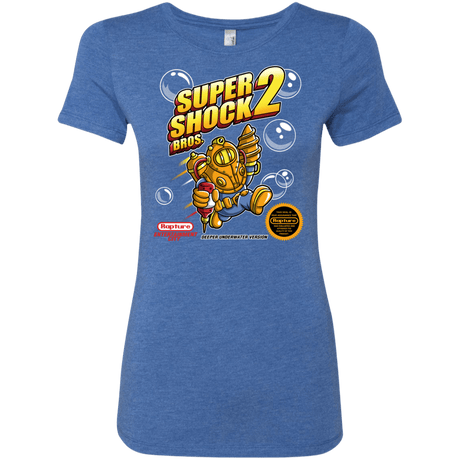 T-Shirts Vintage Royal / Small Super Shock Bros 2 Women's Triblend T-Shirt