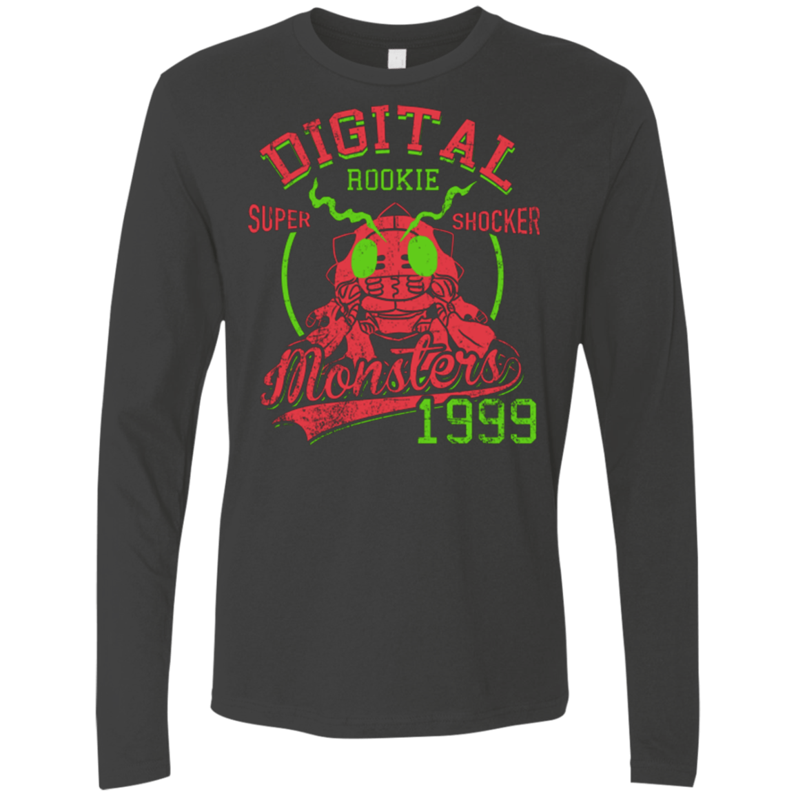 T-Shirts Heavy Metal / Small Super Shocker Men's Premium Long Sleeve