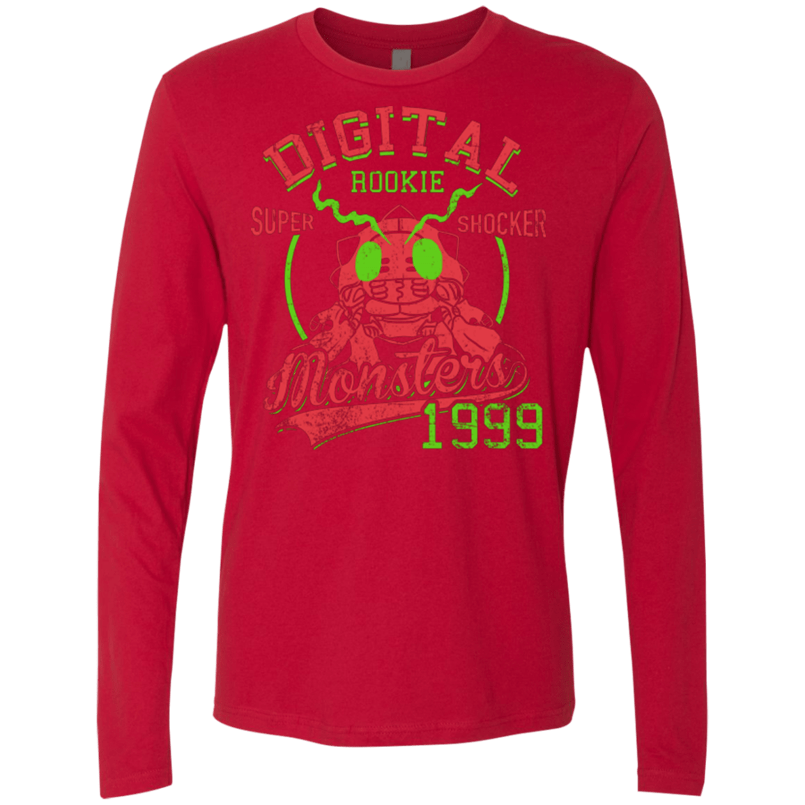 T-Shirts Red / Small Super Shocker Men's Premium Long Sleeve