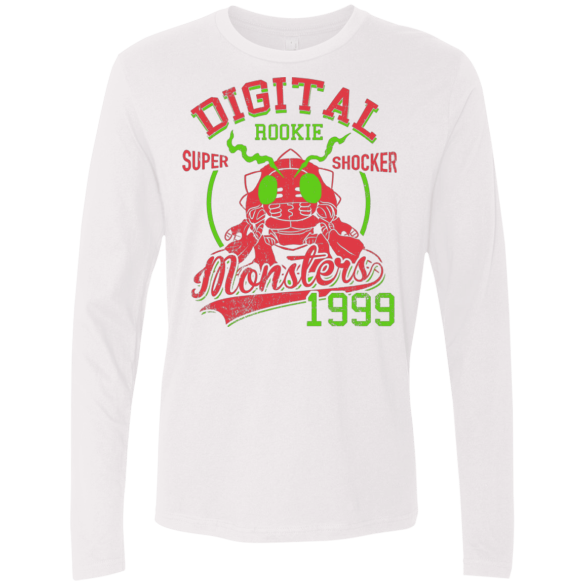 T-Shirts White / Small Super Shocker Men's Premium Long Sleeve