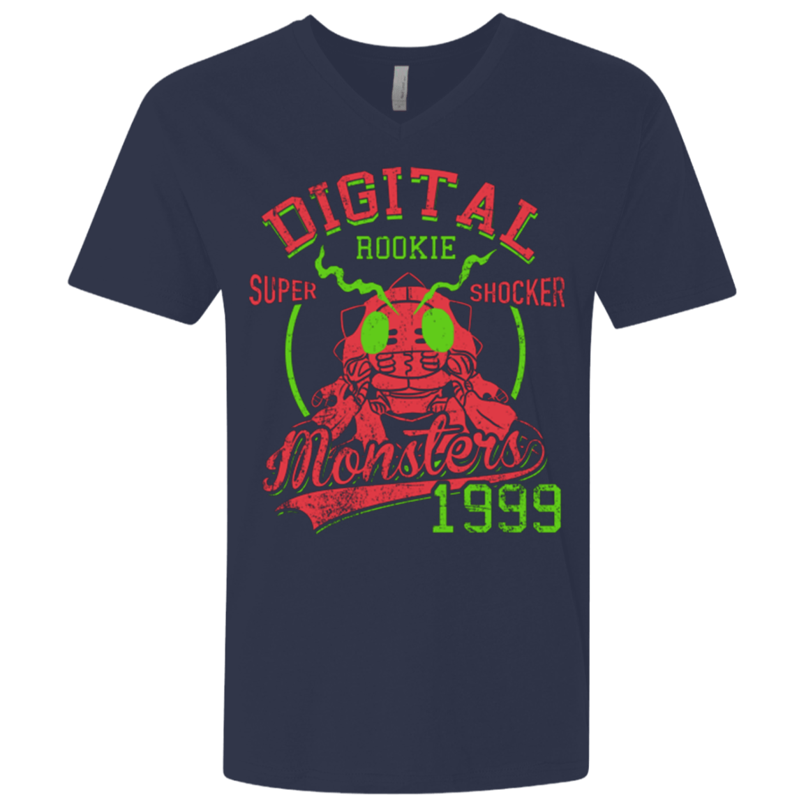 T-Shirts Midnight Navy / X-Small Super Shocker Men's Premium V-Neck