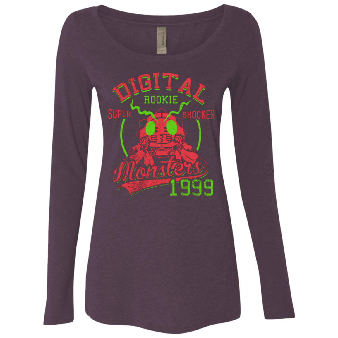 T-Shirts Vintage Purple / Small Super Shocker Women's Triblend Long Sleeve Shirt