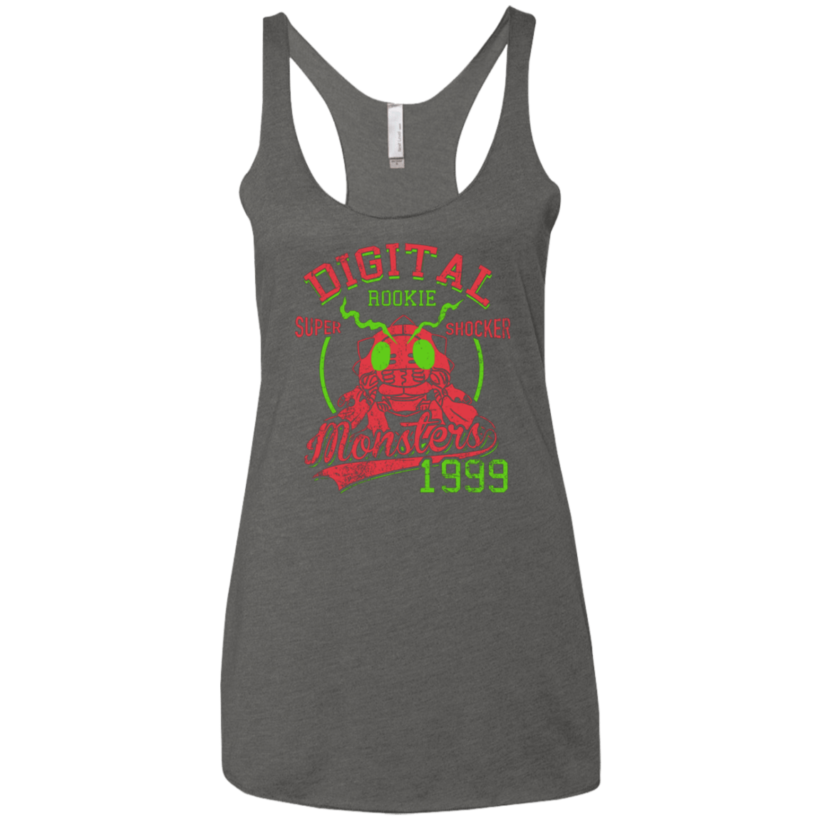 T-Shirts Premium Heather / X-Small Super Shocker Women's Triblend Racerback Tank