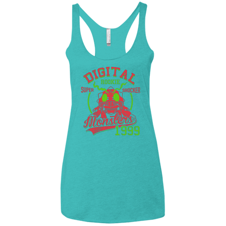 T-Shirts Tahiti Blue / X-Small Super Shocker Women's Triblend Racerback Tank