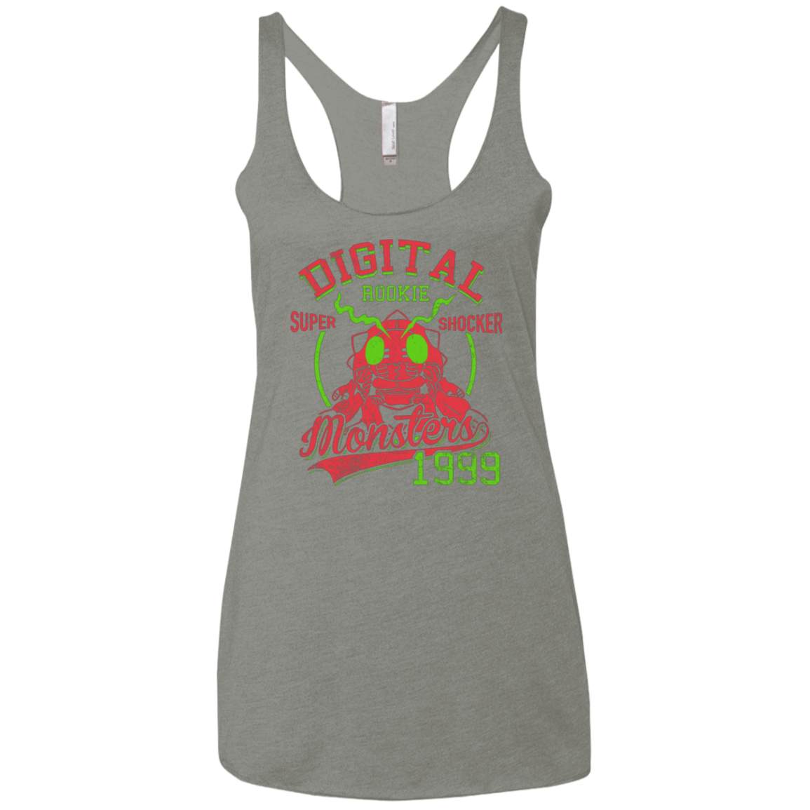 T-Shirts Venetian Grey / X-Small Super Shocker Women's Triblend Racerback Tank