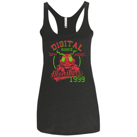 T-Shirts Vintage Black / X-Small Super Shocker Women's Triblend Racerback Tank