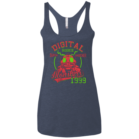 T-Shirts Vintage Navy / X-Small Super Shocker Women's Triblend Racerback Tank