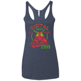 T-Shirts Vintage Navy / X-Small Super Shocker Women's Triblend Racerback Tank