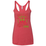 T-Shirts Vintage Red / X-Small Super Shocker Women's Triblend Racerback Tank